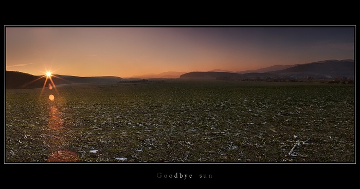 Goodbye sun