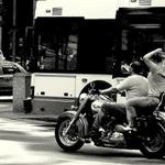 lážo plážo po ulici v Chicagu