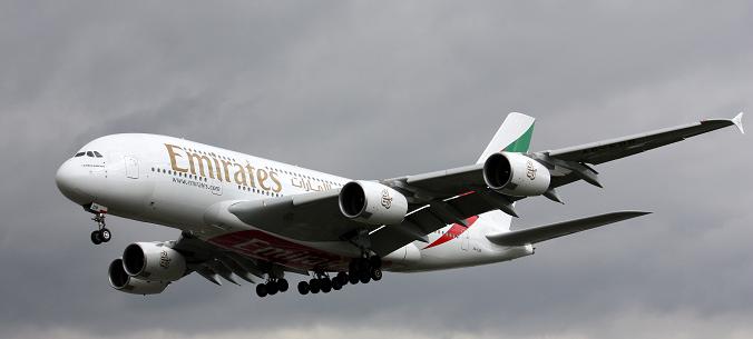 ...Airbus A380 landing