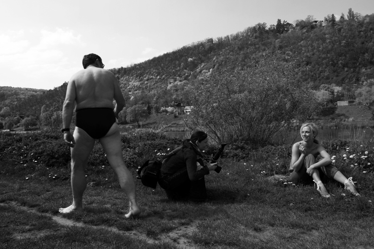 Backstage 1... aneb fotili jsme u Vltavy