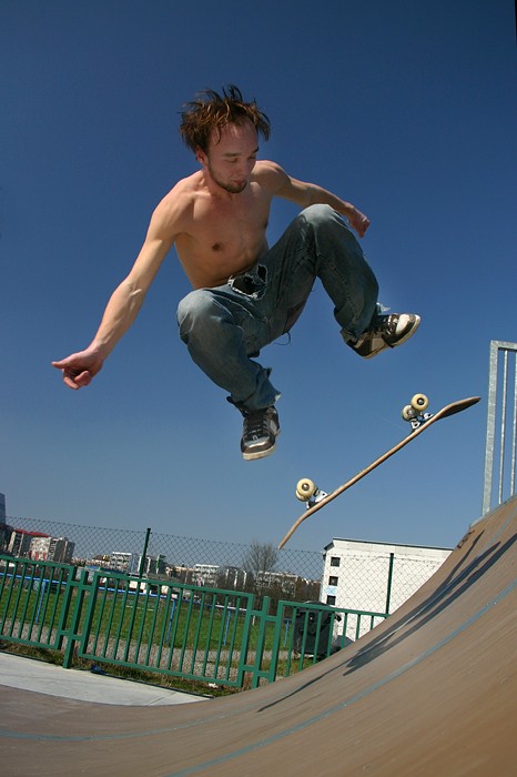 Kickflip do rampy