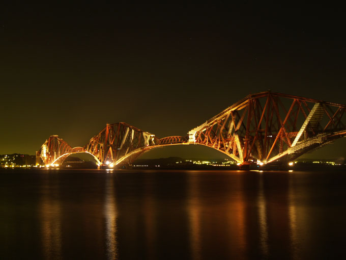 Na prvniho maje o pulnoci -Forth rail bridge Edinburgh