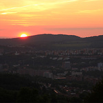 Zapadá slunéčko za zlínsků horů II.