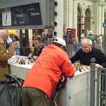 Šachy na nádraží