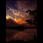 za soumraku berou...