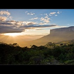 Soumrak pod stolovými horami