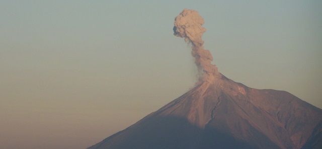 Erupce vulkánu - Guatemala