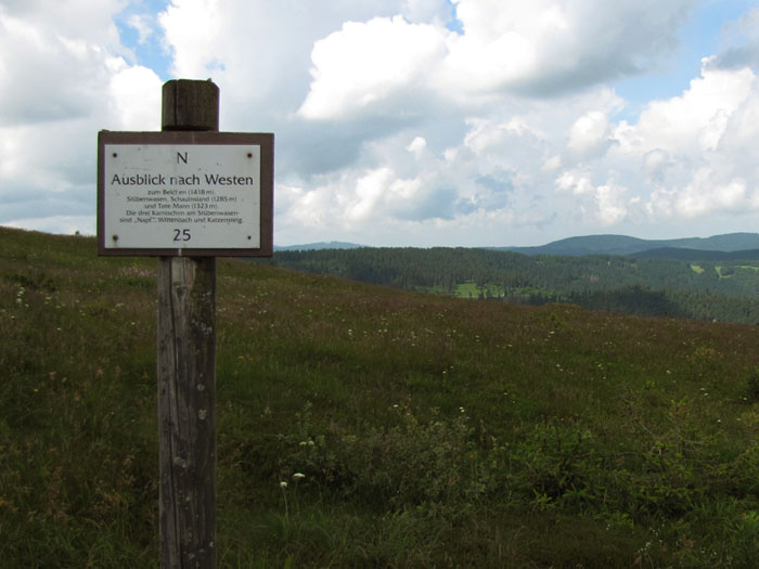 Ausblick nach Westen