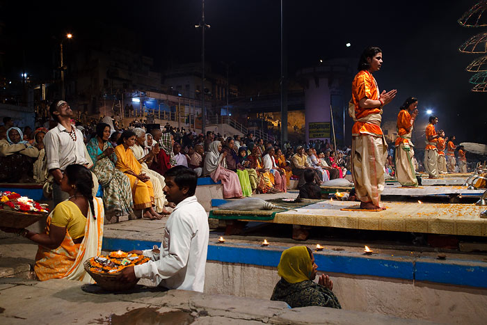 Večerní Ganga aarti