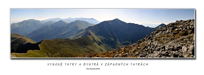 Vysoké Tatry a Bystrá v Západných Tatrách