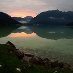 Západ nad Achensee