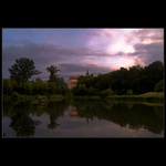 ...soumrak na Sázavě...