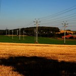 podzimní krajina za městem...