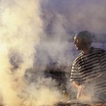 za súmraku na móle