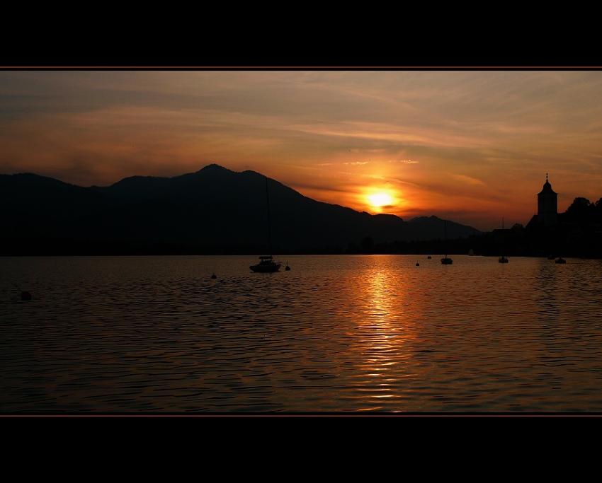 Když den končí nad Wolfgangsee