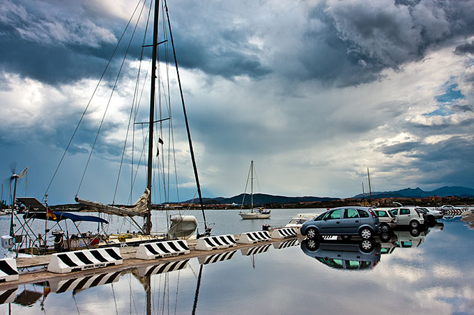 Přístav Olbia,Sardinia