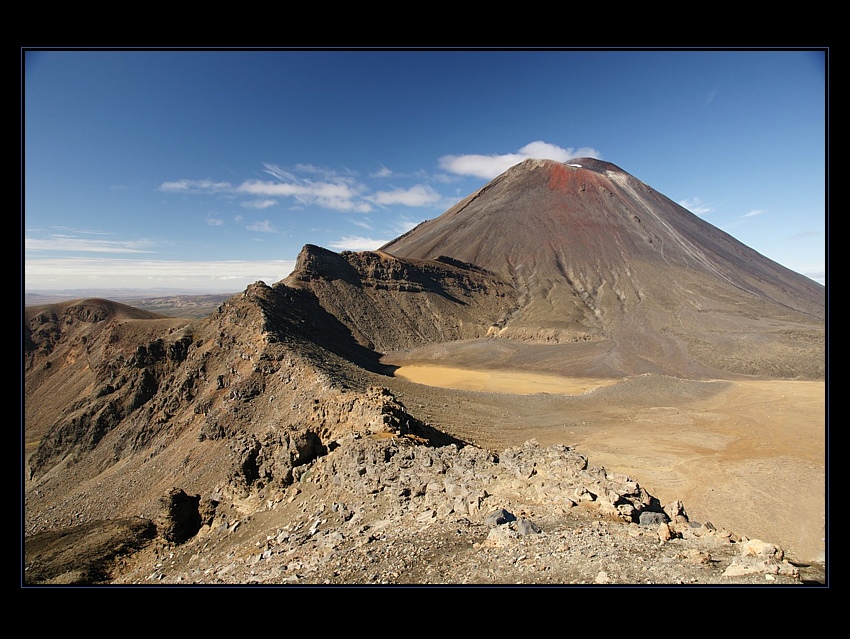 Sopka Mt. Ngauruhoe - New Zealand