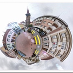 Žižkovo náměstí pohledem mouchy