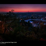 Ospalé ráno z Pražského hradu