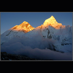 /// Západ pod Everestem ///