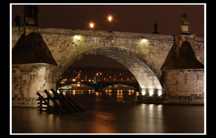 Praha pozdě v noci