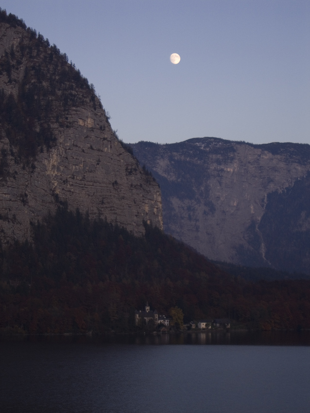 Stmívání na Hallstattu