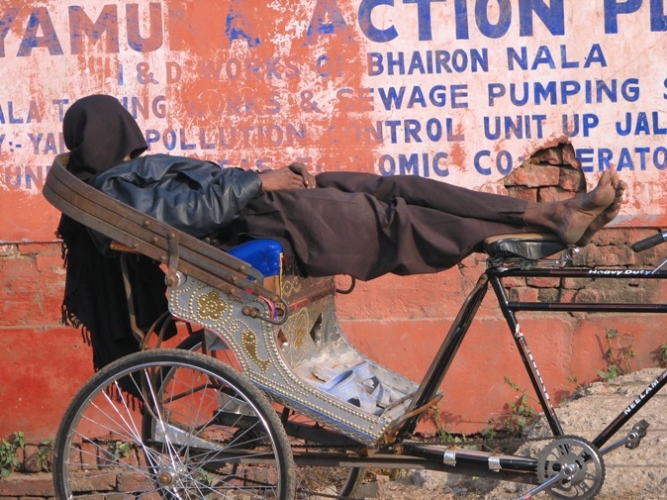 Taxikářova odpolední siesta