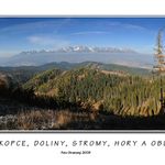 Lúky, kopce, doliny, stromy, hory a obloha