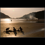 Odliv na Palolem Beach