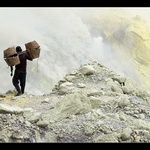 Indonesia/East Java/Kawah Ijen Hike - Worker