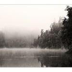 ranní nálada viděná černobíle