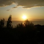 Západ slunce v Podgoře