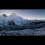 Ráno na Kala Patthar