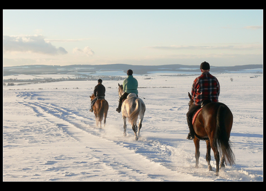 směr Senice na Hané ...