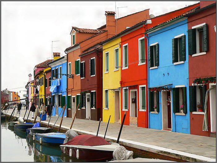 Benátky, ostrov Burano