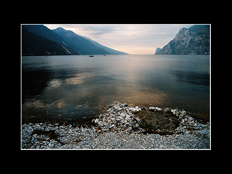 Svítání u Lago di Garda