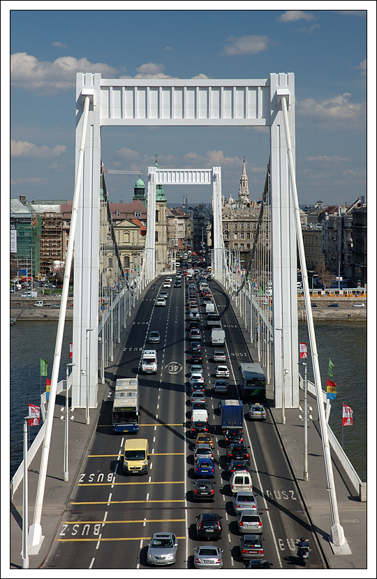 Erzsébet híd, Budapešť