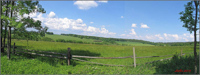 Železná opona panorama
