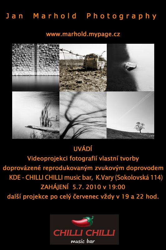 Pozvánka na videoprojekci Karlovy Vary