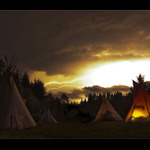 Indiánská vesnička