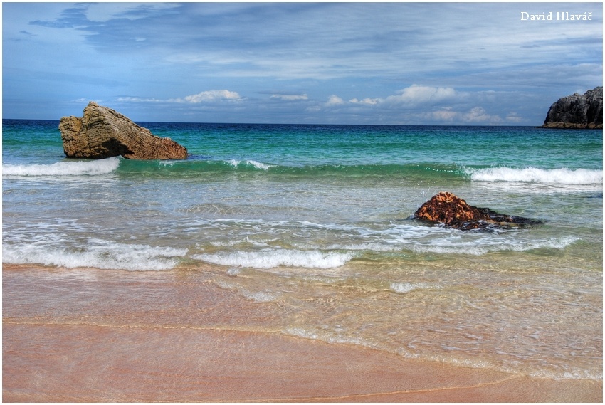 plaz v Durness, sever Skotska