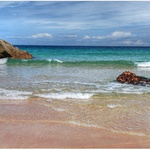 plaz v Durness, sever Skotska