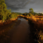 po búrke pri západe slnka