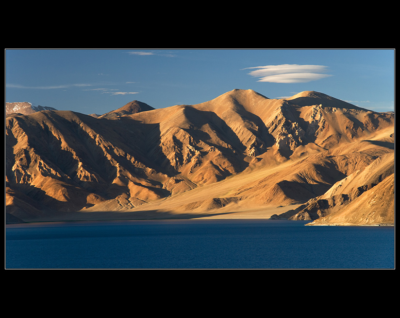 Západ nad Pangong Tso