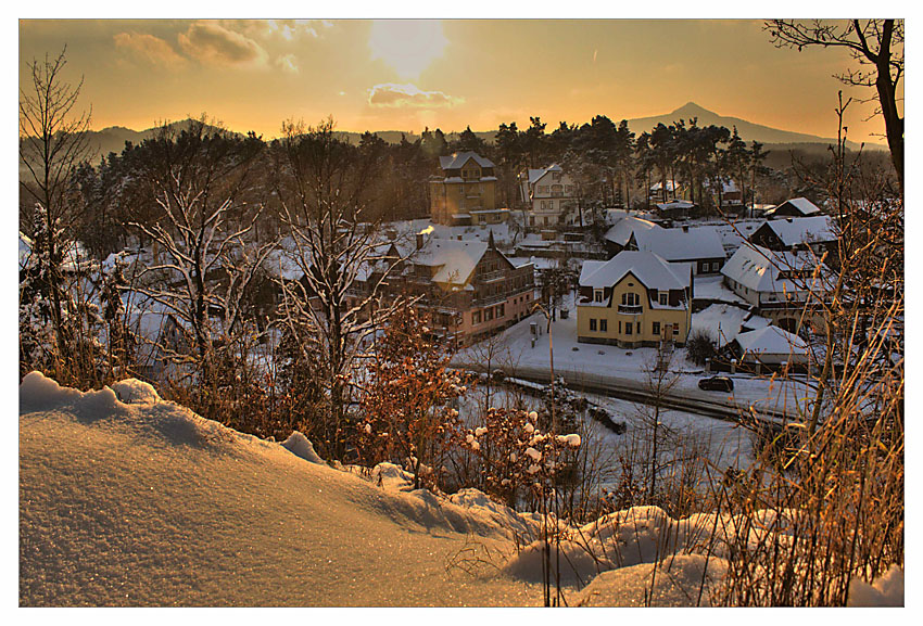 ...mrazivé hvězdičky zimního soumraku...
