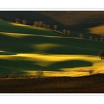 Krajina při západu