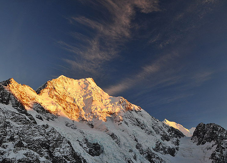 sunrise at Mt.Cook national park