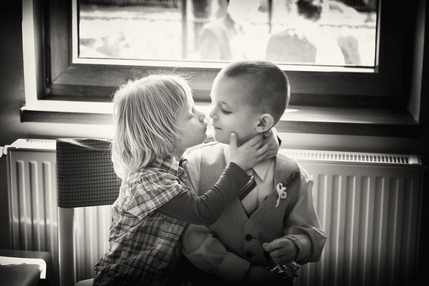 Svatební polibek....