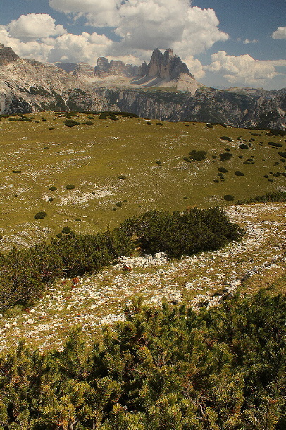 Dolomity - pohled z Strudelkopf