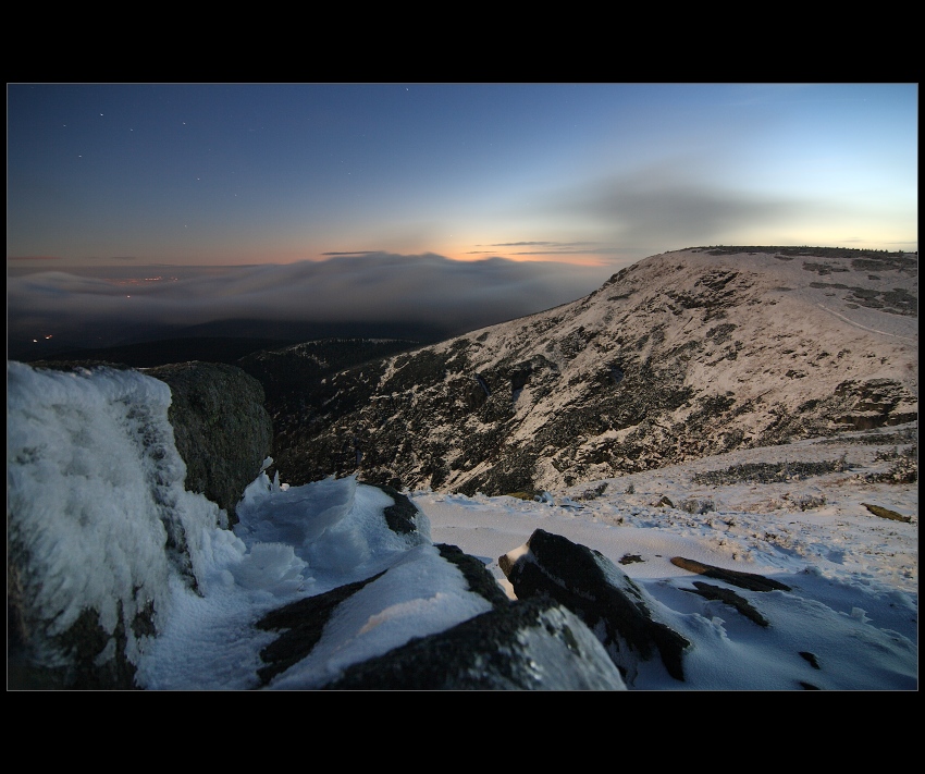 První sníh zima 2011